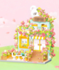 Конструктор RToy 3D из миниблоков Свидание в Кофейне, мини фигурки, подсветка, 1218 элементов - WL6026