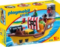 Конструктор Playmobil 1.2.3 Пиратский корабль - 9118pm