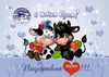 Сумка для новогодних подарков *Коровка и бычок* Snowmen - Е80705
