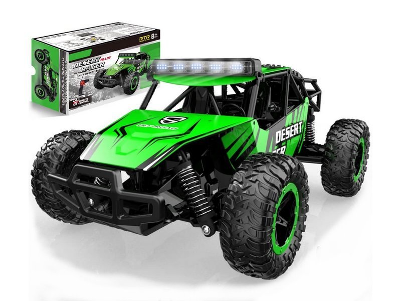 Радиоуправляемый внедорожник Volantex RC Desert King зеленый 4WD масштаб 1:16 RTR 2.4G - EXAC7850101GB2