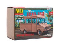 Сборная модель AVD Фургон ЕРАЗ-763, масштаб 1:43 - 1515AVD