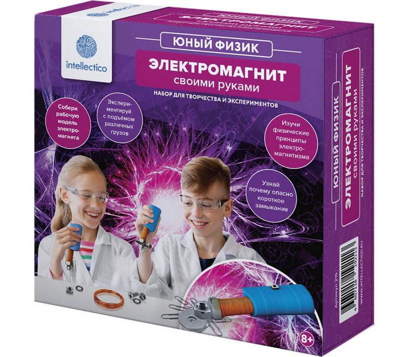 Набор для опытов *Юный физик. Электромагнит* - 215бн