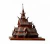 Сборная модель *Ставкирка в Боргунне, Норвегия, ХII в*, масштаб 1:87 361 - Р89149