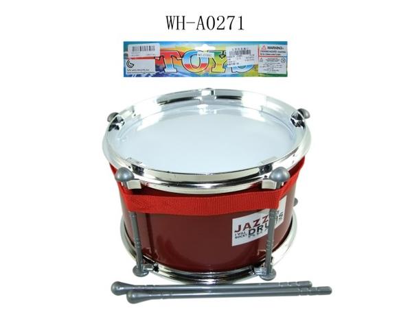 Барабан Shantou Gepai красный с палочками - JD399C