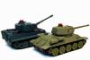 Радиоуправляемый танковый бой Huan Qi Русский танк и Tiger масштаб 1:28 RTR - 508-555
