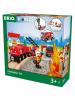 Железная дорога BRIO *Пожарная станция*, свет,звук - 33815