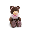 Мягкая игрушка Orange Toys Медведь Choco*Milk сидячая в бархатном платье 30 см - М016|30