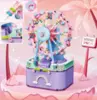 Конструктор RTOY 3D из миниблоков Веселая карусель колесо обозрения, музыка, 710 элементов - WL3002