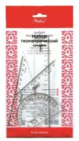 Набор геометрический Hatber средний прозрачный - MNn-04206