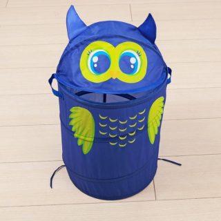 Корзина для игрушек Сова с ручками и крышкой - 2373175