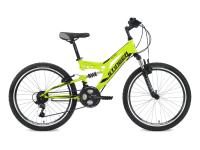 Велосипед Stinger 24* Highlander; 14*; зеленый; TY21|TZ30|TS38 - 24SFV.HILANDER.14GN8