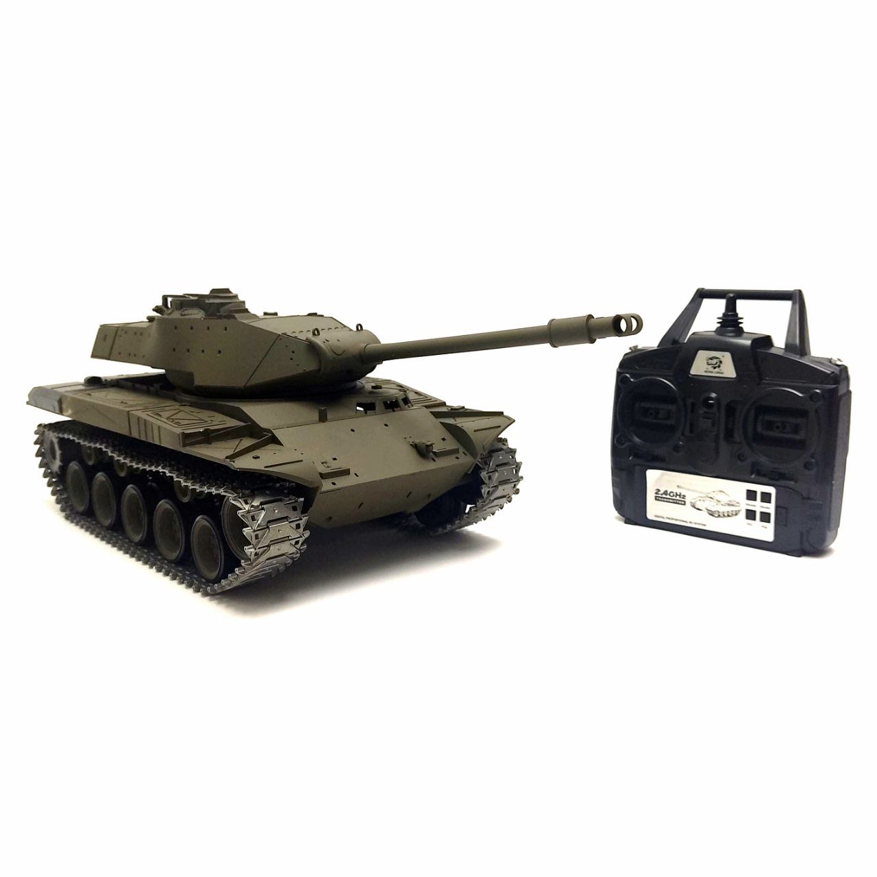Радиоуправляемый танк Heng Long US M41A3 Bulldog Pro масштаб 1:16 2.4G - 3839-1Pro V7.0