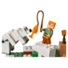 Конструктор Lepin Майнкрафт Зимняя рыбалка Иглу, с фигурками, 284 элементов - LE-10811