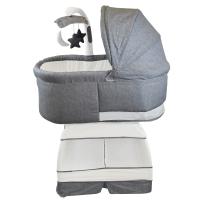 Колыбель Bliss Deluxe серый меланж - BA302-STW