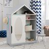 Детский шкаф для одежды KidKraft, серый - 13040_KE