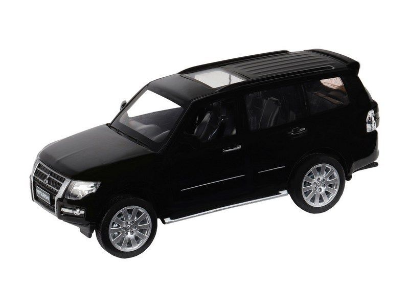 Машина Автопанорама Mitsubishi Pajero 4WD Tubro, черный, масштаб 1:33, свет, звук, инерция - JB1251431
