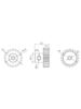 Шестерня алюминиевая Pinion gear 20T M0.5 для вала 2mm - SWS-M05-2-20T