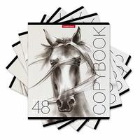 Тетрадь ученическая Wild Horse, клетка, 48л - 49632ЕК