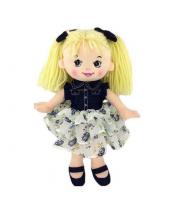 Мягкая кукла ABtoys джинсовая, 25 см - M6031