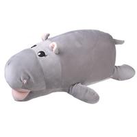 Игрушка-подушка ABtoys *Super soft. Бегемот*, 45 см (серый) - M4977