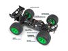 Радиоуправляемый трагги Maverick Quantum XT Flux Stadium Truck RTR 4WD масштаб 1:10 2.4G, Silver - MV150206