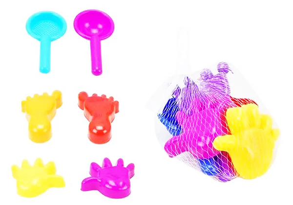 Набор для песка ABtoys *Лучик*, 6 предметов - PT-00699
