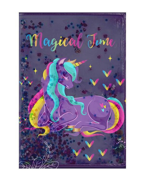 Блокнот CENTRUM Magical Time формат 56 листов в клетку на скрепке, А6, 11х15 см - 70222