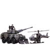 Игровой набор Abtoys Боевая сила Военная техника: танк, вертолет, 2 фигурки солдат - PT-01669
