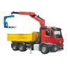 Набор Bruder грузовик Mercedes-Benz с краном, корзиной и 2 паллетами - 03-651