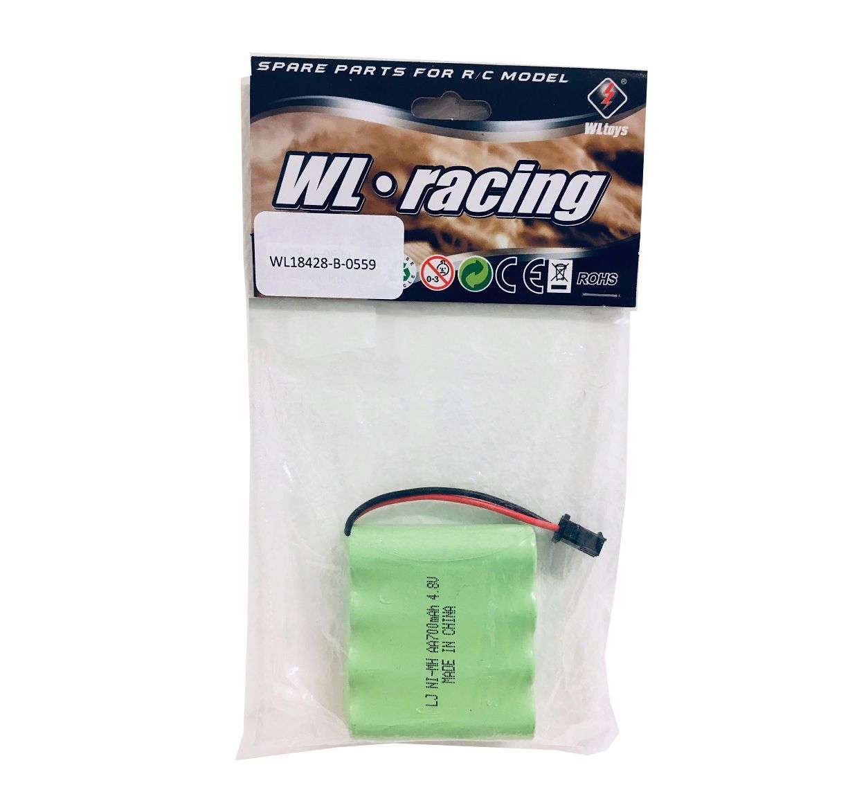 Аккумулятор WL Toys Ni-MH 4.8В 700 mAh для 18428-B - WLT-0559