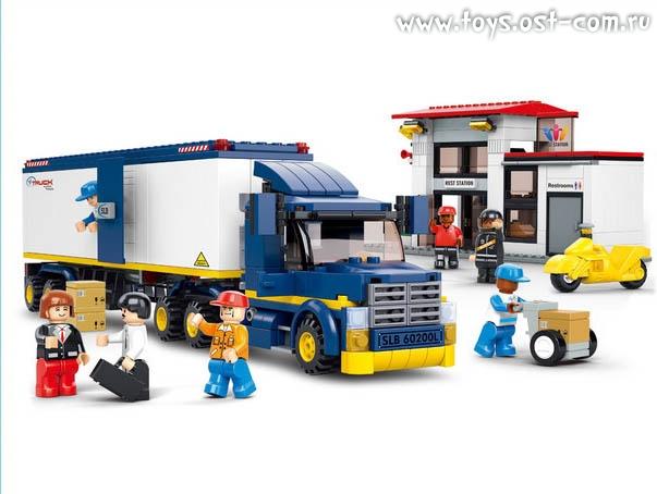 Конструктор Sluban *Город: Автостанция* 537 деталей - M38-B0318