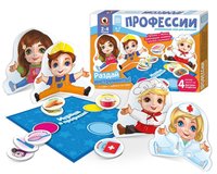 Настольная игра для малышей с объемными фигурками Русский стиль *Профессии* - 02091