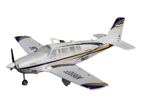 Радиоуправляемый самолет Top RC ST Beechcraft Bonanza A36 фиолетовый 1280мм (шасси) PNP - top086B