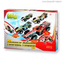 Конструктор 3D пазл Bebelot Basic *Набор гоночных машин* (4 шт.) - ВВА0712-104