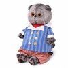 Мягкая игрушка Budi Basa Басик в полосатом костюме 22 см - Ks22-155
