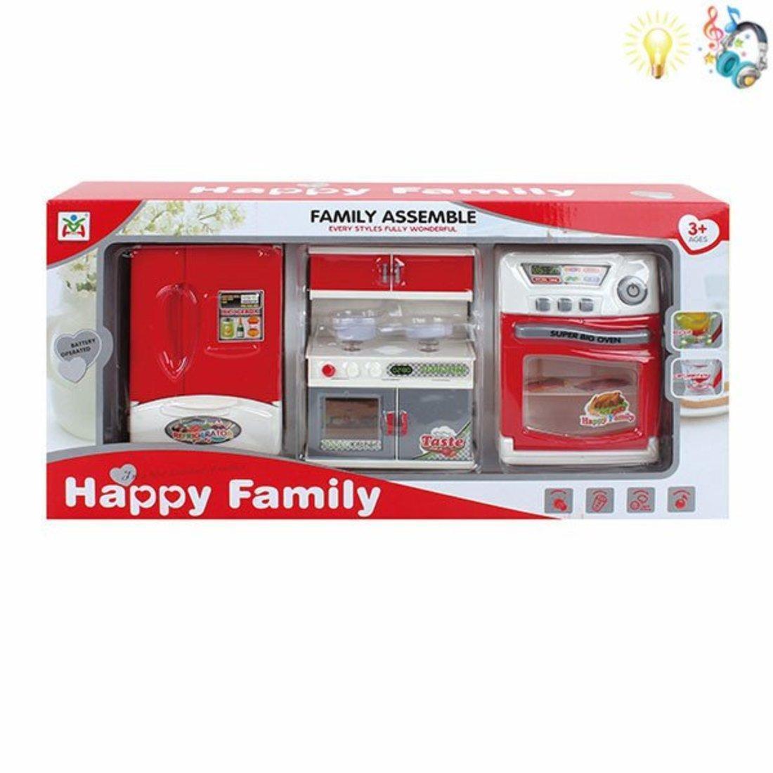Игровой набор Бытовая техника, 9 предметов, свет, звук - 200487389