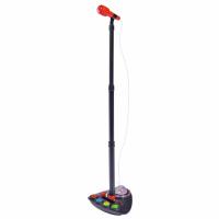 Микрофон детский Simba Disco на стойке (свет, звук), 50-100 см - 6834100
