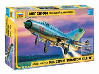 Сборная модель *Советский истребитель МИГ-21ПФМ* масштаб 1:72 - 7202з