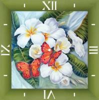 Алмазные часы Color Kit Бабочки и магнолии 30*30 - 7303001