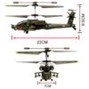 Радиоуправляемы вертолет Syma Apache AH-64 RTF 2.4G -S109H