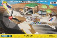 Пластиковый конструктор Самолет Supermarine Spitfire Desert Airstrip - COBI-5545