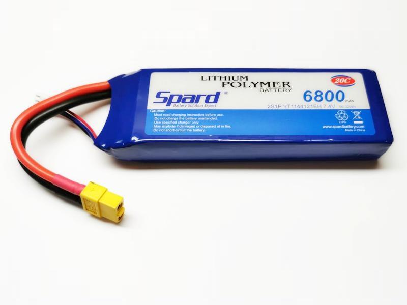 Аккумулятор Spard Li-Po 7.4V 6800mAh, 20C, XT60 - YT81202