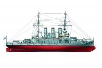Сборная модель Русский линкор «Святой Пантелеймон» масштаб 1:400 - AK40009