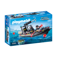 Конструктор Playmobil Полиция: Тактическое подразделение: лодка - 9362pm