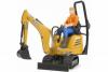 Набор Bruder мини экскаватор JCB 8010 CTS и рабочий - 62-002