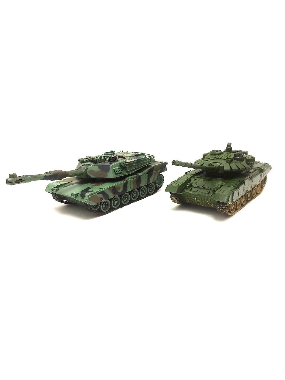 Радиоуправляемый танковый бой R-Wings Cоветский T72 + M1 Абрамс США масштаб 1:28 2.4G - RWG99851