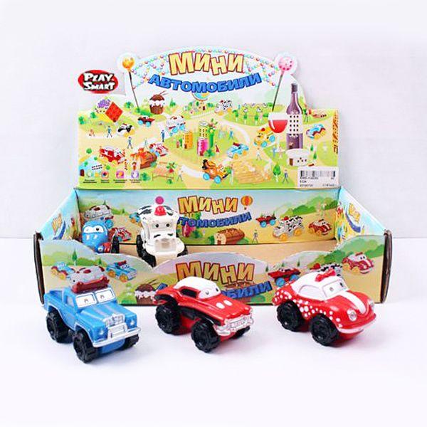 Набор Play Smart мини автомобили 12 шт 6324 - В54522