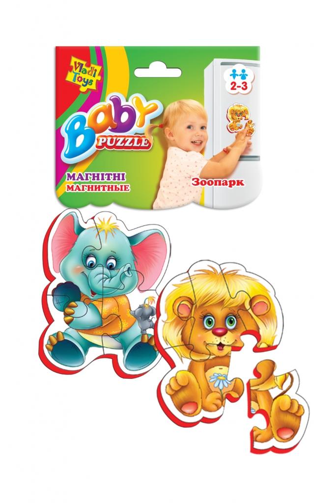 Пазл Vladi Toys Зоопарк магнитный - VT3208-01