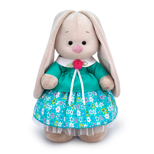 Мягкая игрушка Budi Basa Зайка Ми в бирюзовой курточке 32 см - StM-366