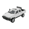 Радиоуправляемый пикап WPL Hilux Crew Cab (белая) 4WD RTR масштаб 1:16 2.4G - D-64-1